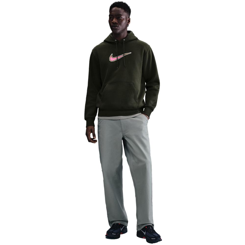 Nike SB Club BB Hoodie Neo Varsity Olive / Pink