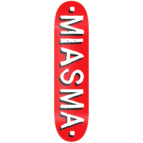 Miasma Logo Red Skateboard Deck