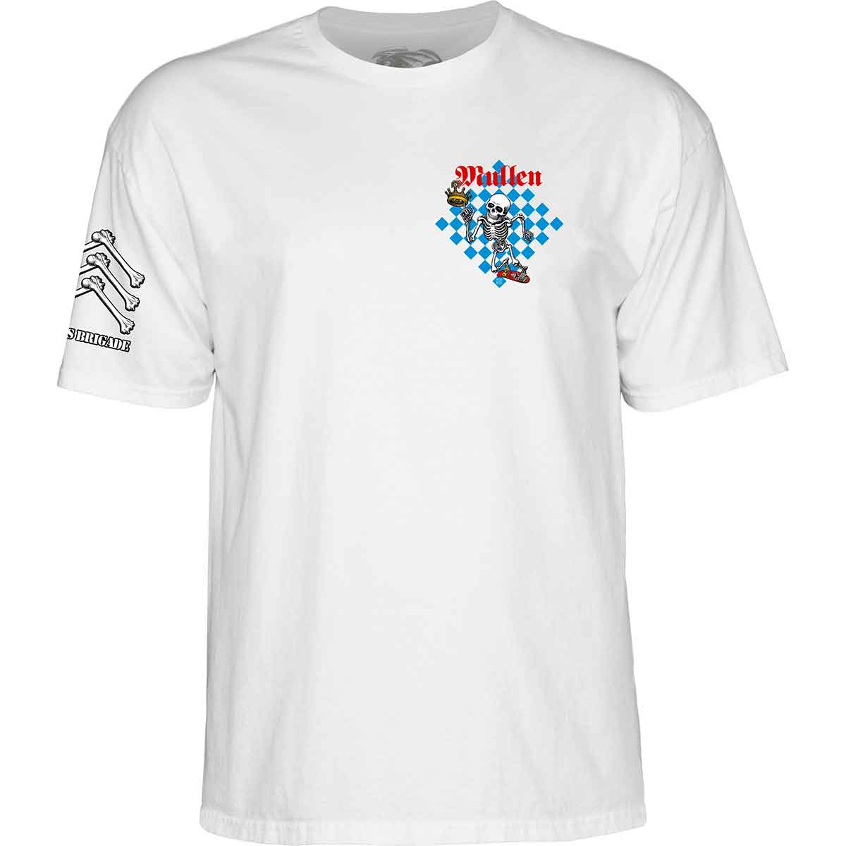 Powell Peralta Bones Brigade 17 Rodney Mullen Tee White