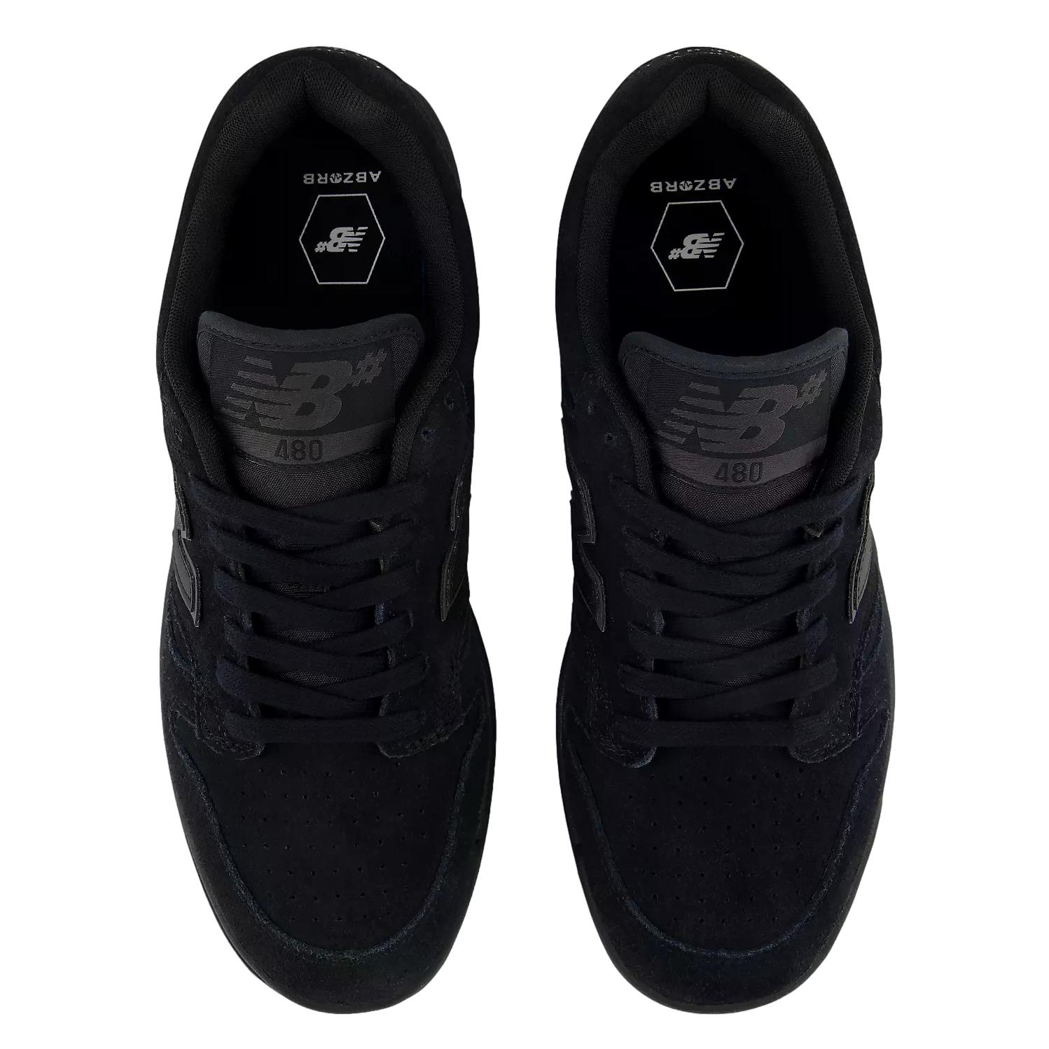 New Balance 480 Skate Shoe Black/Black