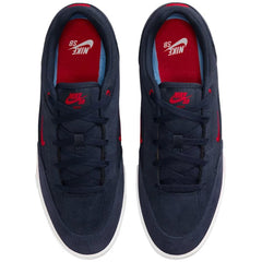 Nike SB Malor Skate Shoe Obsidian Navy / Gym Red