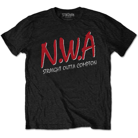 N.W.A Unisex T-Shirt: Straight Outta Compton Black