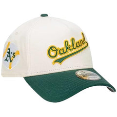 New Era 9FORTY Oakland Athletics Adjustable Snapback Cap Bone / Green