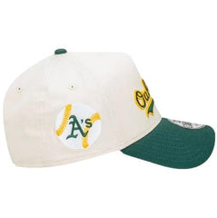 New Era 9FORTY Oakland Athletics Adjustable Snapback Cap Bone / Green