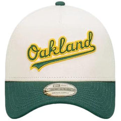 New Era 9FORTY Oakland Athletics Adjustable Snapback Cap Bone / Green