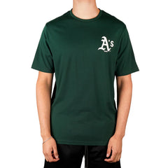 New Era Oakland Pennant Tee Green