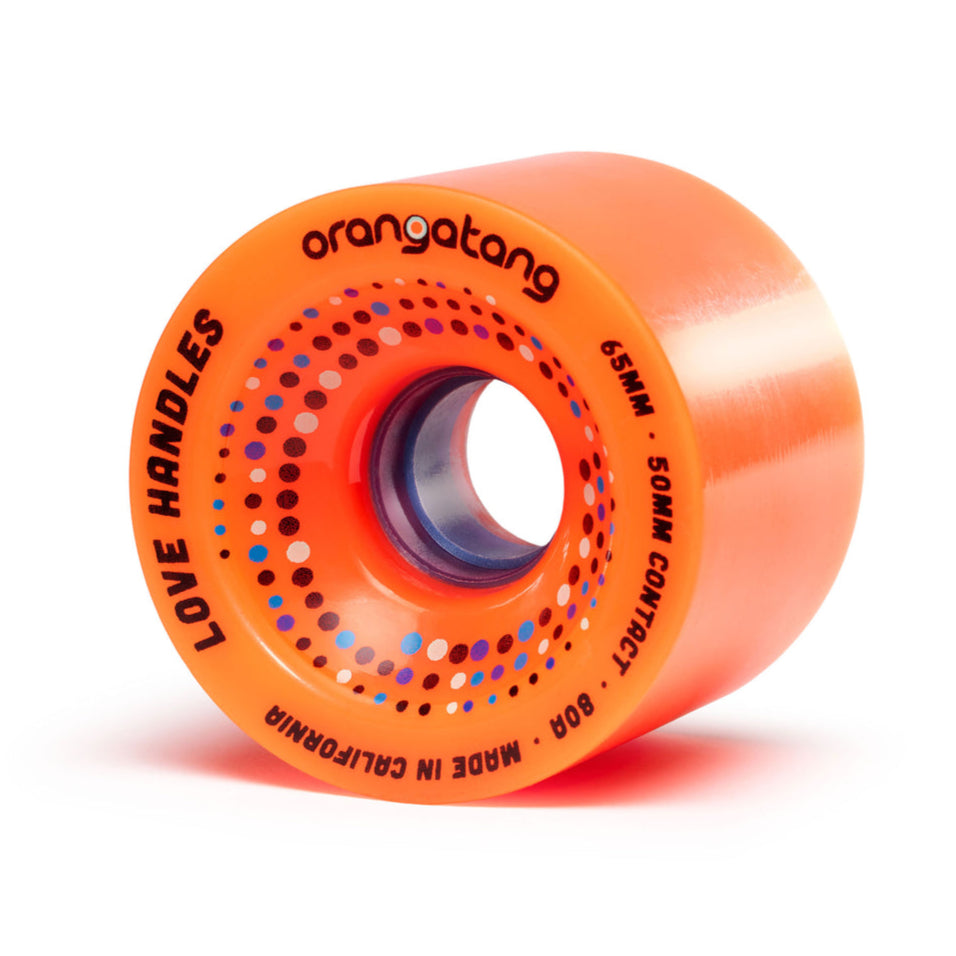 Orangatang Love Handles Orange 65mm / 80a Longboard Wheels