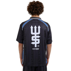 Worship Supplies Fever Football Jersey Black / Blue