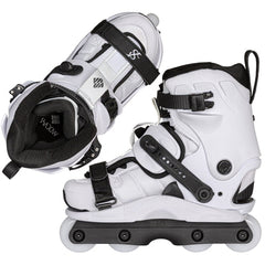 USD Shadow Team White Aggressive Inline Skates