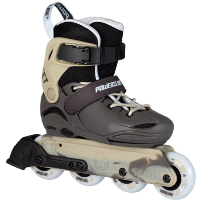 Powerslide Jet Brown Adjustable Inline Skates