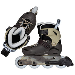 Powerslide Jet Brown Adjustable Inline Skates