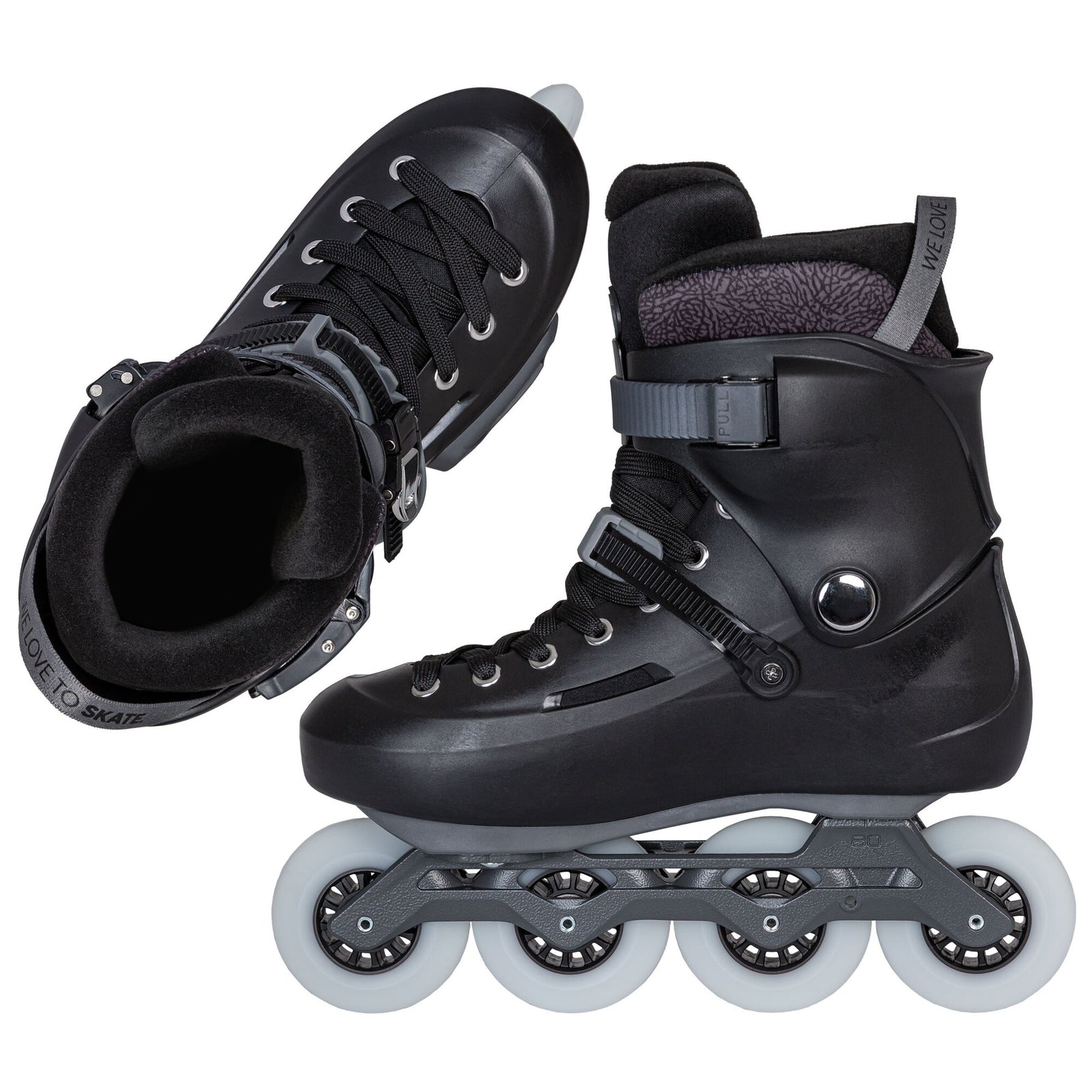 Powerslide Zoom Pro 80 Black Inline Skates