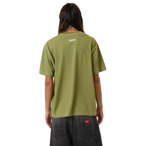 Worship Sourcery T-Shirt Iguana Green