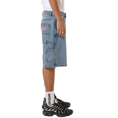 Worship Chalice Lounger Jean Short Storm Blue