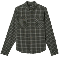 Brixton Lightweight Ultra Flannel Shirt Ivy Green / White