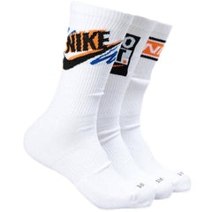 Nike Everyday Plus Crew Sock 4 Pack White