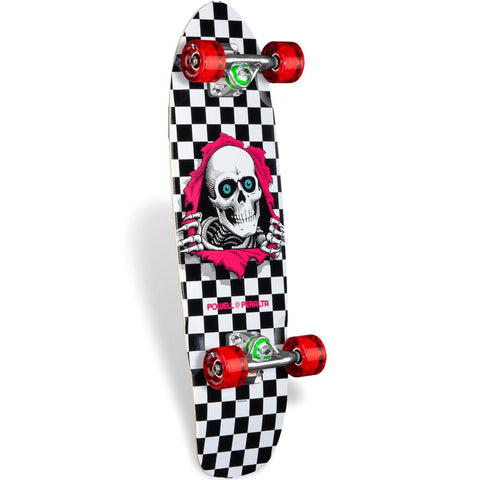 Powell Peralta Sidewalk Surfer Checker Ripper Birch Complete Cruiser Skateboard 7.75 x 27.20