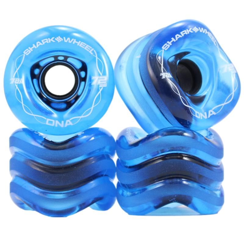 Shark Wheel 72MM / 78A DNA Sapphire Skateboard Cruiser Wheels