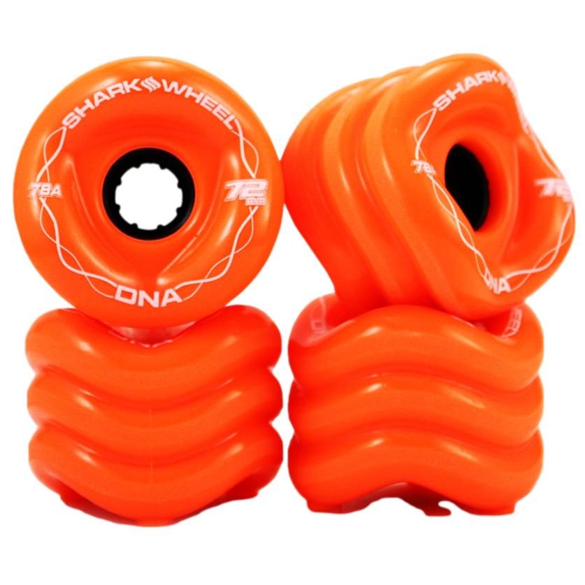 Shark Wheel 72MM / 78A DNA Orange Skateboard Cruiser Wheels