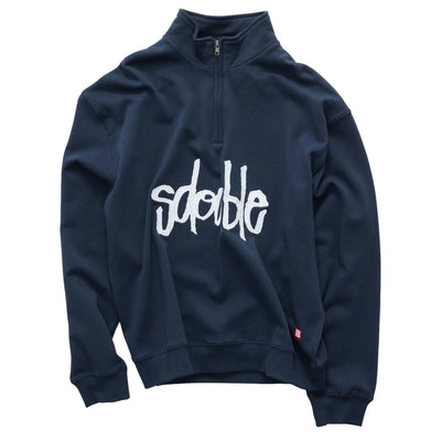 S-Double Marker Terry Quarter Zip Jumper