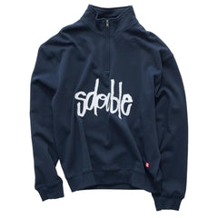 S-Double Marker Terry Quarter Zip Jumper