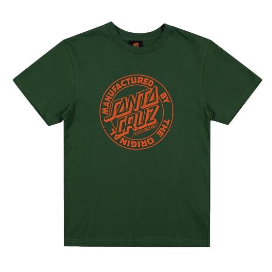 Santa Cruz MFG Dot Youth Tee Dark Green