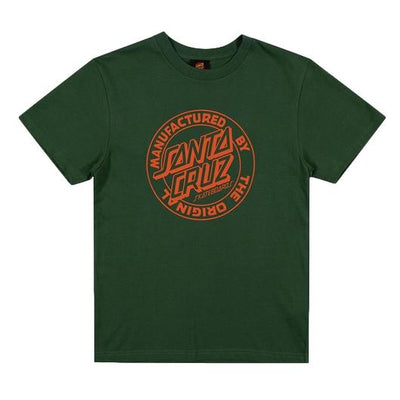 Santa Cruz MFG Dot Youth Tee Dark Green