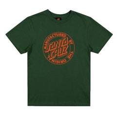 Santa Cruz MFG Dot Youth Tee Dark Green