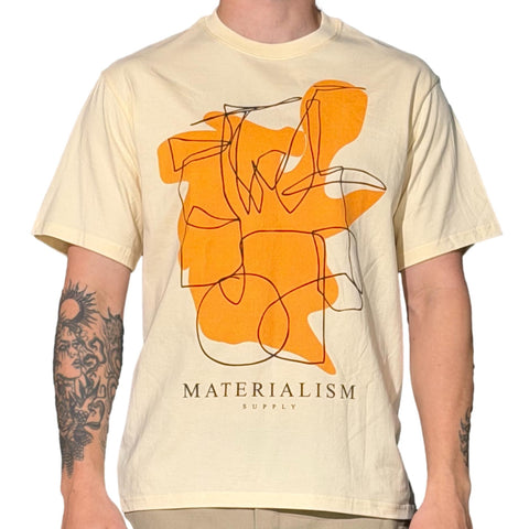 Materialism Drummer Tee Sand