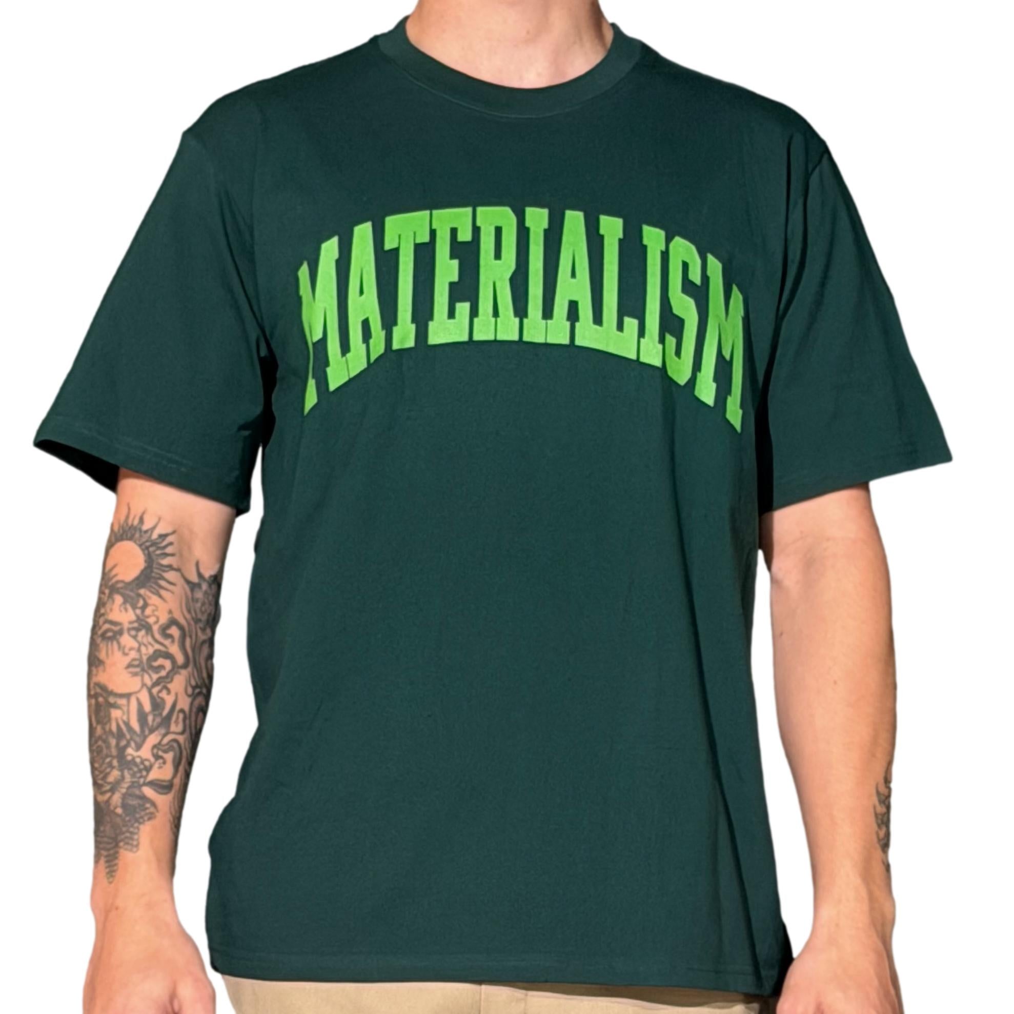 Materialism Money Tee Green