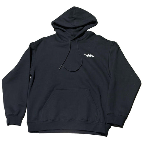 Materialism Arrow Fleece Hood Black