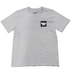Materialism Square Logo Tee Grey
