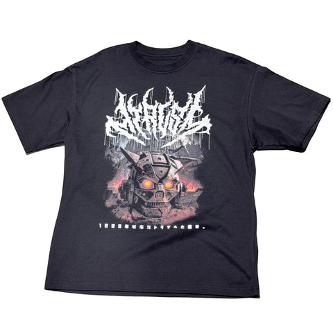 Materialism Metal Robot Oversized Tee Black