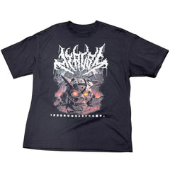 Materialism Metal Robot Oversized Tee Black