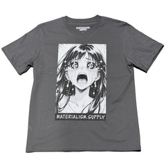 Materialism Crying Tee Grey