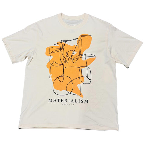 Materialism Drummer Tee Sand