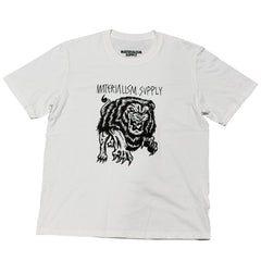 Materialism Lion Tee White