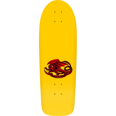 Powell Peralta Skull & Nunchucks Bruce Lee Collab Skateboard Deck Yellow - 10 x 30 - Register Interest