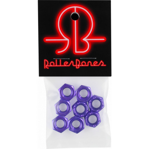 Rollerbones Steel Lock Nuts Assorted Colors