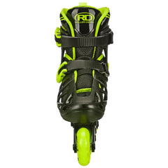 RDS Tracer Black/Green Adjustable Inline Skates