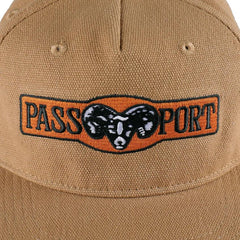 Pass-Port Ram Heavy Canvas Workers Cap Camel