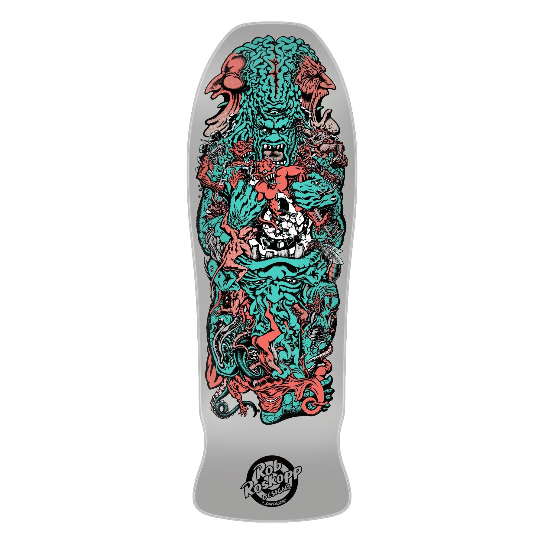 Santa Cruz Roskopp Five Reissue Skateboard Deck 10.22in x 30.282in
