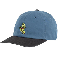 Santa Cruz Screaming Hand Youth Dad Cap Vintage Blue