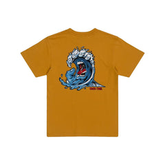 Santa Cruz Screaming Wave Front Tee Tan