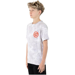 Santa Cruz Youth Bold Ring Dot T-Shirt Concrete Tie Dye