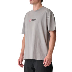 S-Double Cube Mid Block Tee Stone