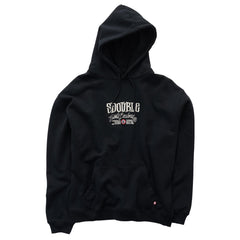 S-Double Trademark Pullover Hoodie Black