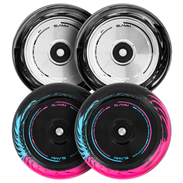 Slamm Swirl Wheels 110mm Pair