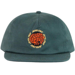 Santa Cruz Skate Brain Cap Green