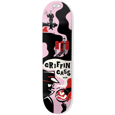 Girl Skateboards Mystery Noir Griffin Gass Skateboard Deck 8.5